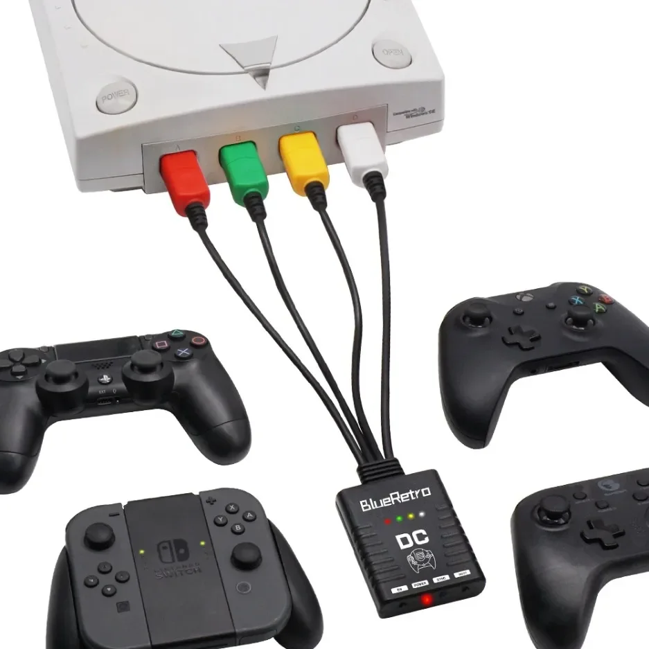 Gaming Console Buttons - RetroScaler BlueRetro Wireless Controller Adapter For