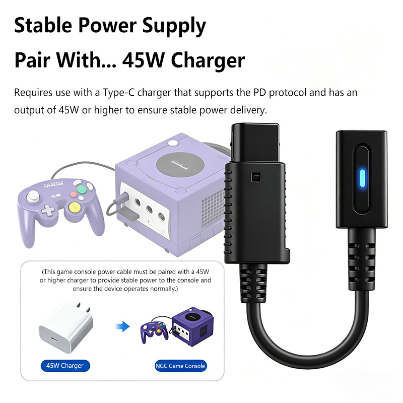 Type C 45W PD Charge Cable for - Gaming Console Latest recension och pris