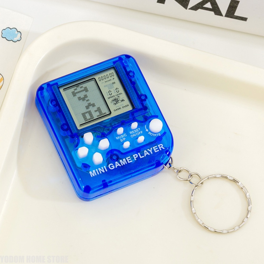Classic Nostalgic Tetris Handh - Gaming Console Keychain recension och pris